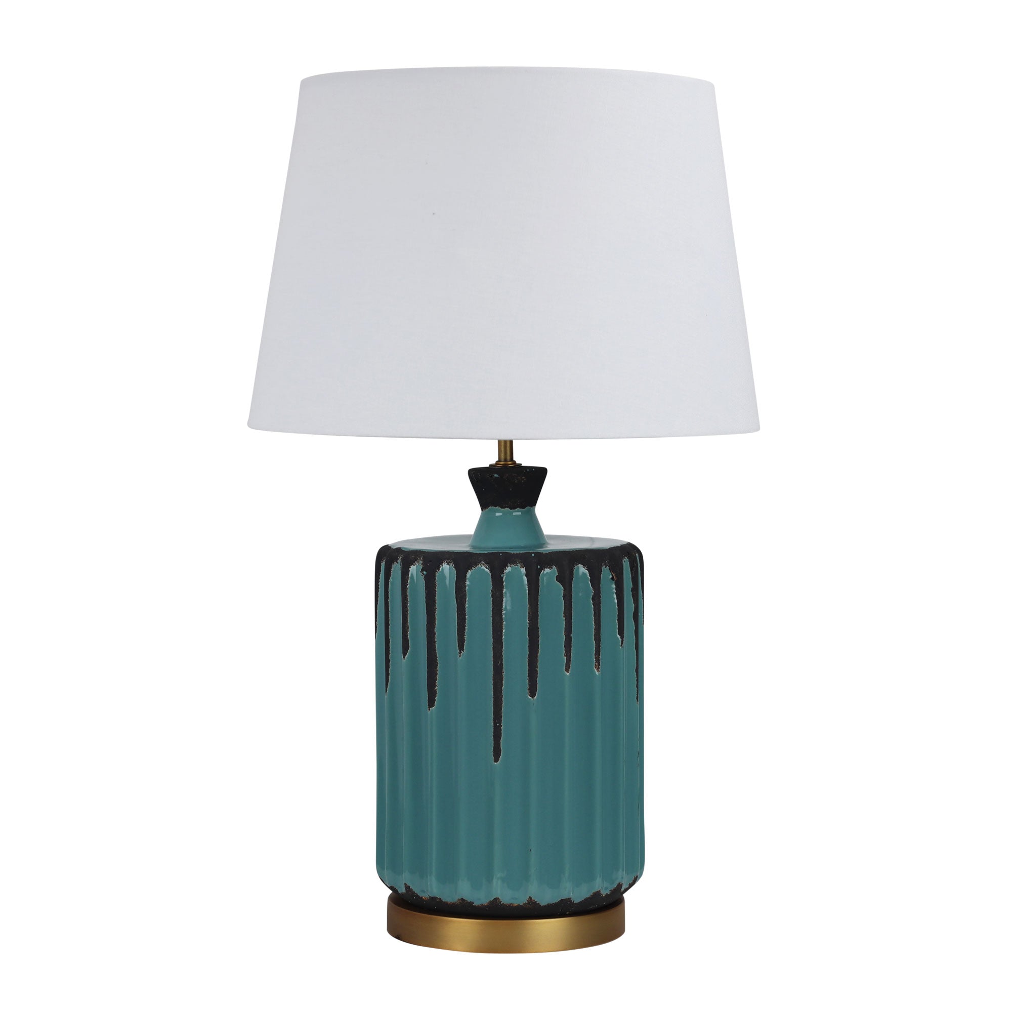 Azure Aged Jar Table Lamp